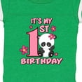 thumbnail image 4 of Inktastic It's My First Birthday with Panda Bear Girls Baby Bodysuit, 4 of 5