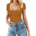 thumbnail image 2 of Xishao Body de manga larga con cuello cuadrado para mujer Xishao ropa, 2 of 2