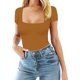 thumbnail image 2 of Xishao Body de manga larga con cuello cuadrado para mujer Xishao ropa, 2 of 2