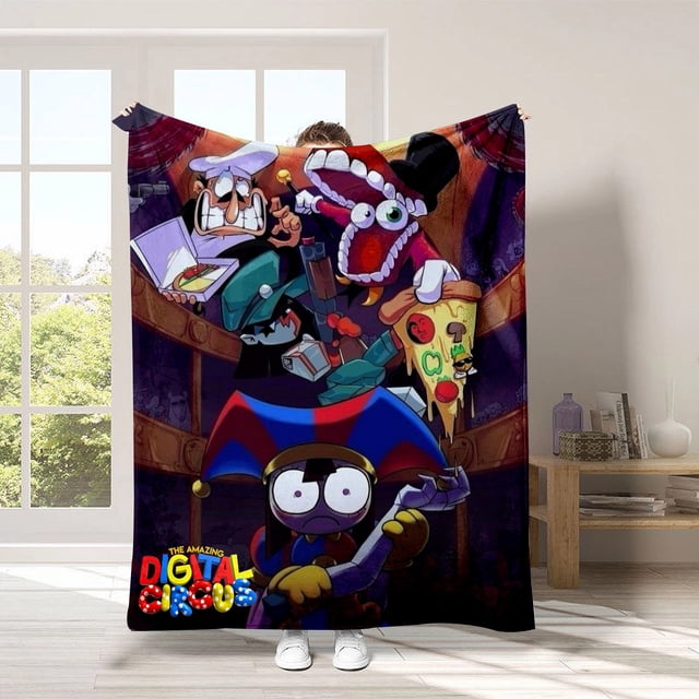 New Game The Amazing Digital Circus Blanket Digital Circus Print Blanket