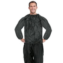 SEWCHICS Black Sauna Vest Full Body Sweat Suit Set Lightweight Breathable Fabric for Effective Workouts