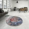 thumbnail image 4 of Ahgly Company Machine Washable Indoor Rectangle Industrial Modern Rosy-Finch Purple Area Rugs, 2' x 5', 4 of 7