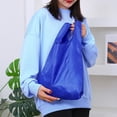 thumbnail image 3 of Large Capacity Storage Bag Foldable Shopping Bag with Reinforced Handle Large Capacity Waterproof Multipurpose Reusable Grocery Bag Holder Tote Bag, 3 of 7