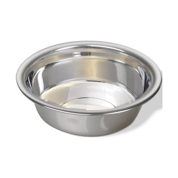 Van Ness Medium Stainless Steel Raised Double Dog Bowl with Wire Rack and Non Skid Rubber Feet, 32 fluid ounce total capacity