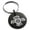 Black, variant on Stainless Steel Aztec Truth & Wisdom Eagle Rune Engraved Small Medallion Circle Charm Keychain Keyring
