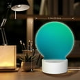 thumbnail image 6 of Daiia Green Turquoise Teal Pattern Acrylic Night Light, LED Touch Light, Bedroom Night Light, Soft Glowing Lamp Perfect Gift for Mother's Day, Birthday, or Christmas, 6 of 9