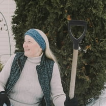 Masteelf Replacement Shovel Handle Gardening Shovel Grip Handle Work 18.2x12cm Black