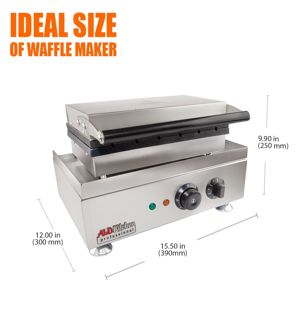 Details about   New Commercial electric muffin French hot dog making machine,waffle machine 