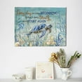 thumbnail image 4 of Sea Turtle Ocean Wall Art Inspirational Quotes Pictures Wall Decor Nautical Beach Canvas Painting Print Artwork Modern Home Decor Framed for Living room Bedroom Bathroom 12''''X16'''', 4 of 6