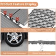 thumbnail image 3 of TrumanPick Deck Tiles 11 PCS Patio Pavers Waterproof Interlocking Flooring Tiles 12"W x 12"L All Weather Use Outdoor Flooring for Patio Garden Balcony Backyard, Mid Gray, 3 of 12