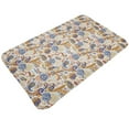 thumbnail image 3 of Bathroom Rugs Non Slip Washable - Blue Yellow Flower Paisley Kitchen Mats for Floor, Area Rugs for Entryway Rugs Indoor, Laundry Bathroom Room Door Rug with Rubber Backing 20x31.5in, 3 of 8