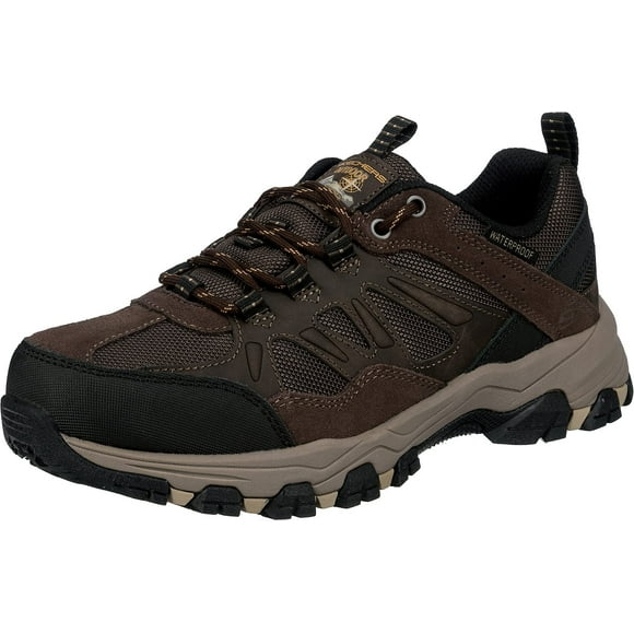 Skechers Men's Selmen-Enago Trail Oxford Hiking Shoe Chocolate 11 Extra Wide US