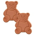 thumbnail image 1 of Leojiow 2Pcs Terracotta Brown Su Gar Sa Ver And Softener Disc Brown Su Gar Ke Eper Disc To Maintain Food Mo Isture In Storage Container Multiple Uses For Food Storage Containers Reusable One Size C, 1 of 3