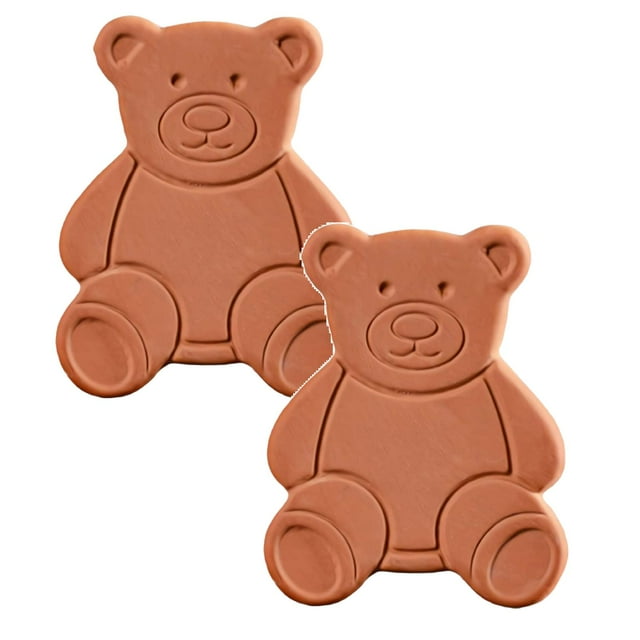 Leojiow 2Pcs Terracotta Brown Su Gar Sa Ver And Softener Disc Brown Su Gar Ke Eper Disc To Maintain Food Mo Isture In Storage Container Multiple Uses For Food Storage Containers Reusable One Size C