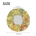 thumbnail image 6 of Disketp Floral With Butterflies Shower Caps,Reusable Shower Cap For Women, Double Layer Waterproof Hair Cap, Large Size For All Hair Lengths,For Girls Spa Home Salon Use, 6 of 9