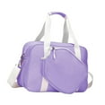thumbnail image 2 of lacooooppia Pickleball Bag for Women Removable Adjustable Shoulder Strap Handbag Multi -purpose for Gym Premium Pickleball Pocket Bag Bag Violet, 2 of 8