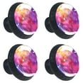 thumbnail image 2 of 4 Pcs Fantasy Starry Sky Knobs for Kitchen Cabinet Cupboard Dresser Bookcase Drawer Pulls Handles Round Home Decor, 2 of 8