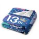 thumbnail image 2 of LHSHID Happy 13th Birthday Throw Blanket Soft Fuzzy Fleece Blanket For Couch Bed Living Room Decoration 60x80in, 2 of 6
