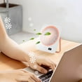 thumbnail image 5 of Bfogop 2025 New desktop fan, 100 level desktop fan，portable USB charging, portable ultra-thin, wall-mounted, mini dormitory, Camp out，home office, 5 of 6