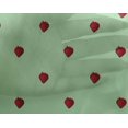 thumbnail image 4 of oneOone Georgette Viscose Fabric Strawberry Fruit Print Fabric BTY 42 Inch Wide, 4 of 4