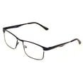 thumbnail image 2 of Men Rectangular Stainless Steel Glasses Frame/w Anti Blue Ray Lens - Computer Glasses - Blocker, 2 of 5