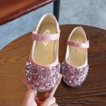 thumbnail image 6 of breaise Toddler Girls Dress Shoes Flower Girl Flats Pearls Bow Mary Jane Ballerina Flats Shoes Slip-on School Wedding Party Dress Shoes, 6 of 6