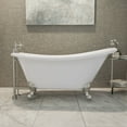 thumbnail image 6 of Dreamline Btac6228ffxxf Atlantic 61" Free Standing Acrylic Soaking Tub - White, 6 of 7