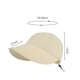 thumbnail image 2 of Sombrero de 54-58cm con circunferencia ajustable parasol, sombrero con protección solar para mujer, sombrero para el sol transpirable de secado rápido antiultravioleta de verano, 2 of 5