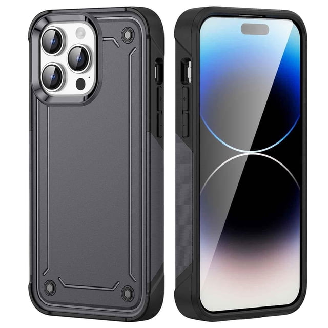 Funda TEKKU Tough cover para iPhone 15 PRO MAX Negra