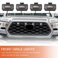 thumbnail image 4 of 4PCS LED Front Grill Lights for Toyota Tacoma Raptor TRD Off Road Sport 2020 2021 External Grill Lam, 4 of 5