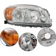 thumbnail image 2 of Genrics Left & Right Front Headlights Assembly Replacement for Toyota RAV4 2006 2007 2008 Halogen Chrome Housing Headlamp Driver and Passenger Side TO2518106, TO2519106, 2 of 7
