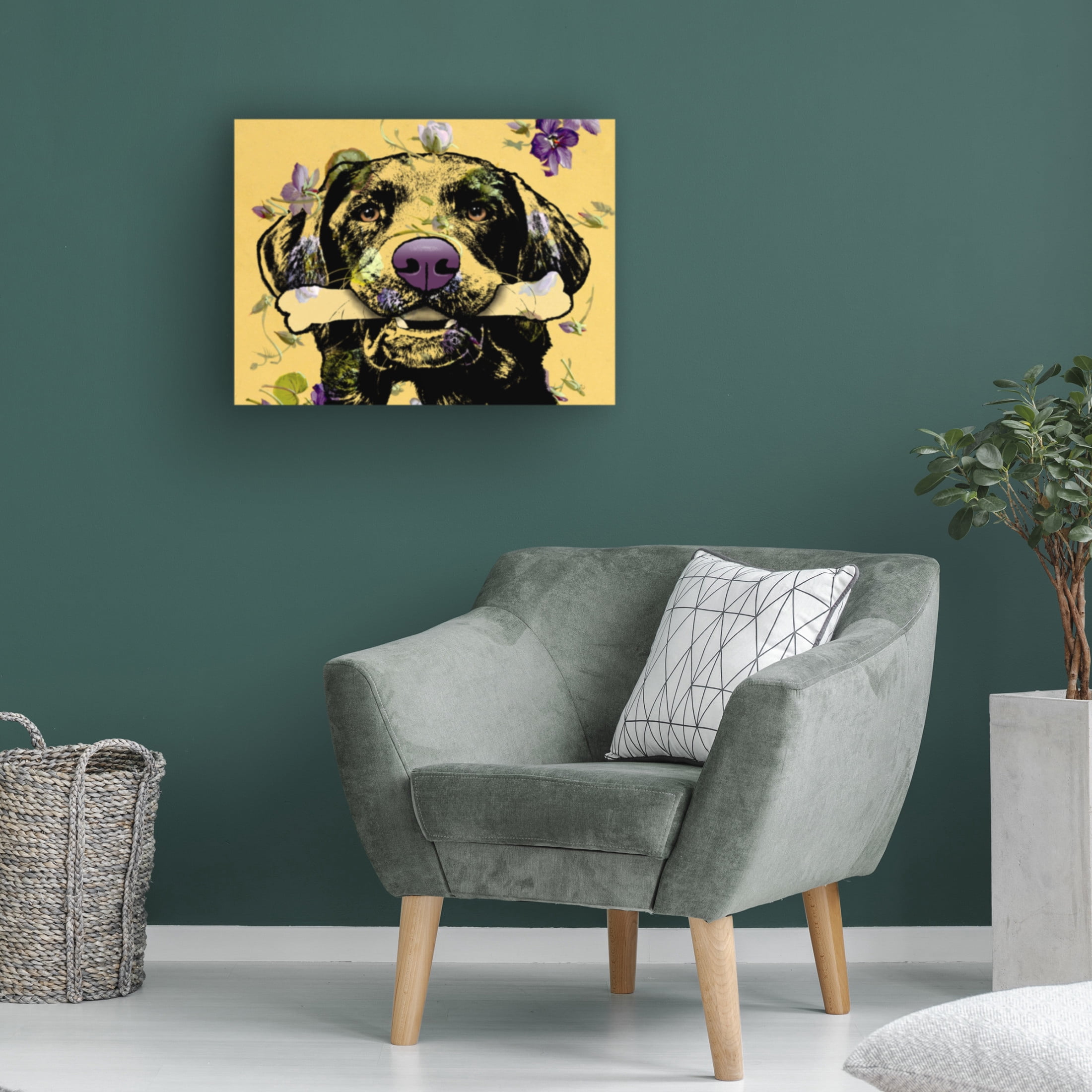 Canvas Wall Art - Dean Russo 'Give' Wall Art for Living Room, Bedroom, or Office Décor by Trademark Fine Art - 24 x 18 Inches