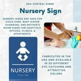 thumbnail image 6 of ADA CENTRAL SIGNS - 6" X9" Nursery Sign | ADA Compliant Tactile Graphics Grade 2 Braille Text Wall Sign| Child Care, Baby Diaper Changing, Mothers Room Signs for Hospital, Office, Clinic, & Apartment, 6 of 7