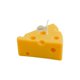 thumbnail image 2 of Vela de aromaterapia con forma de queso y aroma a limón | Minivela de cera para decoración del hogar, relajación y regalos | Vela de queso original de 6,5 x 6 x 3 cm, 2 of 7