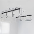 thumbnail image 2 of Ceiling Mounted Bike Rack for Garage - Premium Bicycle Stand & Hanger Space-Saving Storage | Adjustable Hooks Hold 4-8 Bikes Indoor System basement, 2 of 4