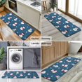 thumbnail image 6 of Blue Christmas Snowman Pattern Kitchen Rug Mat,Kitchen Runner Rugs Non Skid Washable,Decorative Kitchen Floor Mats for Kitchen,Sink,Laundry,17"x47.2", 6 of 7