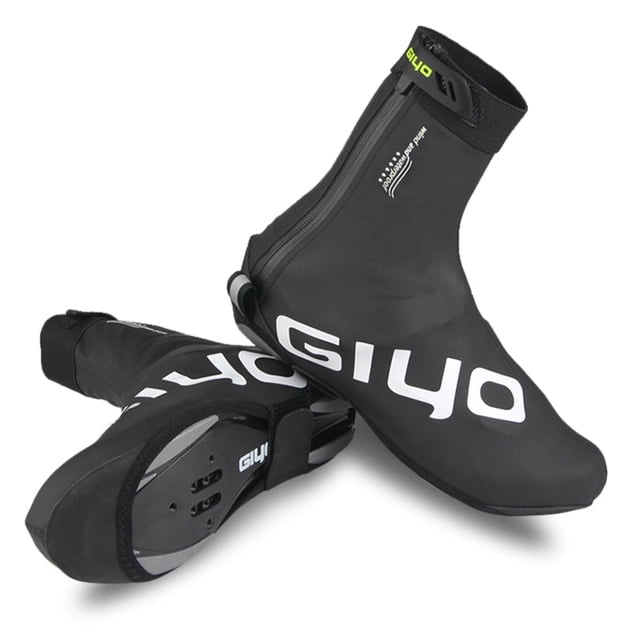 Housses de Chaussures de Cyclisme Imperméables en PU avec Design Réfléchissant Hommes Femmes Réutilisables Thermiques Vtt