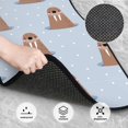 thumbnail image 2 of Salouo Playful Walrus Wonders for 4-Piece Floor Mats, Custom Fit Car Mats All-Weather Car Foot Mats Automotive Floor Mats for Cars, Trucks, SUVs, Vehicle Floor Liner, 2 of 7