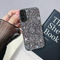 thumbnail image 2 of for Samsung Galaxy A25 5G Sparkle Bling Sparkly Glitter Case for Women, Shockproof Protective Cover Case with Ring Kickstand for Samsung Galaxy A25 5G CZ-Black, 2 of 7