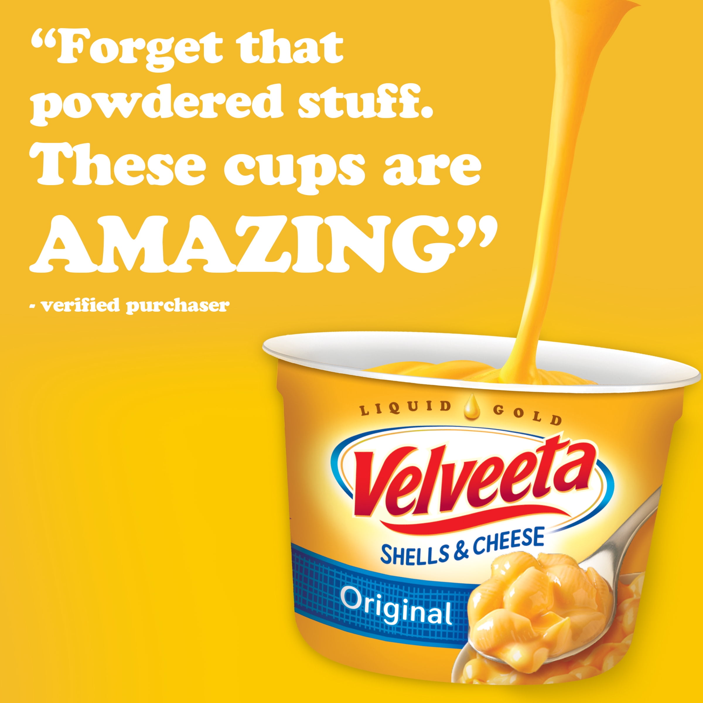 (12 Pack) Velveeta Shells Pasta & Cheese Sauce, 2.39 oz Cups