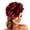 Wine, variant on Gtoiithly Women's Elegant Flower Fascinator Hat, Feather Headpiece for Bridal Shower, Wedding, Formal Events & White