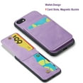 thumbnail image 2 of Dteck for iPhone 8 Plus Case, iPhone 7 Plus Case Wallet with Card Slots for Women and Men, PU Leather Flip Folio Phone Cover with Kickstand,Purple, 2 of 5