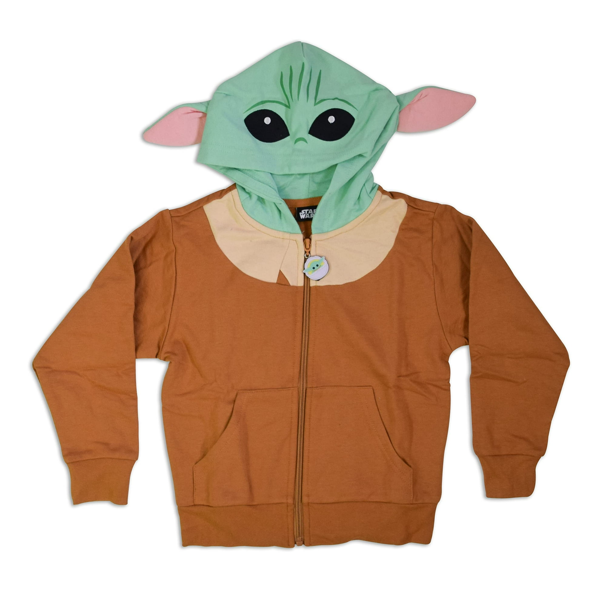 STAR WARS The Mandalorian Baby Yoda Little Boys Juvy Sweatshirt Hoodie 5 Tan Walmart