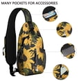 thumbnail image 2 of Vibrant Tropical Paradise Sling Backpack – Lightweight Multipurpose Outdoor Backpack Featuring Hawaii Palm Tree Prints and Adjustable Comfortable Straps, 2 of 6