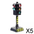 thumbnail image 1 of 3xSemáforo eléctrico juguete regla de tráfico juguete cognitivo para niños pequeños 5 piezas, 1 of 8