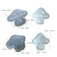 thumbnail image 3 of ZPAQI Mushroom Nightlight Silicone Mold with LED Soft Glow Night Lamp Making Mould, 3 of 20