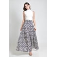 thumbnail image 4 of Pantalon tipo palazzo Roman Fashion /Juvenil, 2632 (Marino geometrico) azul marino CH, 4 of 5