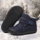 thumbnail image 4 of Botas de nieve para niños con forro de piel sintética, botines de invierno al aire libre para niños y niñas Wdftyju Tenis De Mujer Tenis De Hombre, 4 of 7
