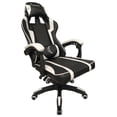 thumbnail image 1 of Silla Gamer Audiotek Ergonomica Blanco Gaming PC, 1 of 6