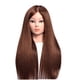 thumbnail image 1 of Cabeza de maniquí americano cabeza de maniquí de pelo Real para peinar con maquillaje 20 pulgadas, 1 of 5